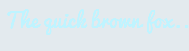 Image with Font Color BFF4FF and Background Color E3EAEE